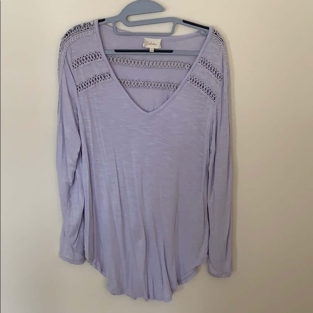 Anthropologie Purple Tunic
